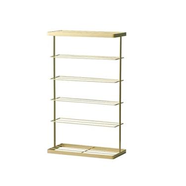 Imagem de Sapateira de armazenamento sapateira rack de armazenamento multicamadas empilhável rack de armazenamento moderno metal independente guarda-roupa quarto sapateira organizador de sapatos várias camadas