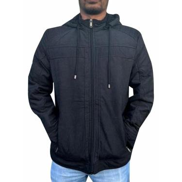 Imagem de Jaqueta Sarja Masculina Com Interna Revestida Tamanho:G;Cor:-Masculino