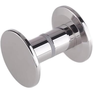 Imagem de Maçaneta de porta de vidro de entrada moderna | Puxador de porta de celeiro | Puxador de porta de chuveiro de aço inoxidável com acessórios de hardware - branco