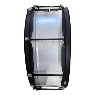 Imagem de Caixa De Guerra 14'' X 15cm Tarol Alumínio 10 Afinações - mem