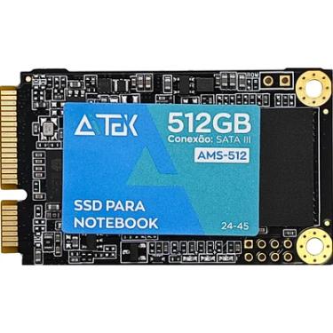 Imagem de SSD Para Notebook Gamer 2.5" mSATA Capacidade 512GB, Leitura Até 550mb/s E Gravação Até 500 Mb/s