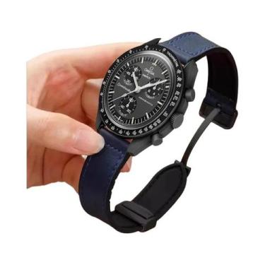 Imagem de Pulseira Magnética De Couro E Silicone De 20mm 22mm Para Xiaomi Watch 