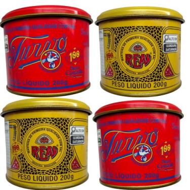 Imagem de KIT 4 Manteigas, 2 REAL +2 TURVO Latas 200g S/Conservantes - Com Sal -