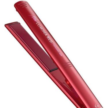 Imagem de Prancha Chapinha Cabelo New Lumina Red Ceramic Íon Gama Italy Bivolt V