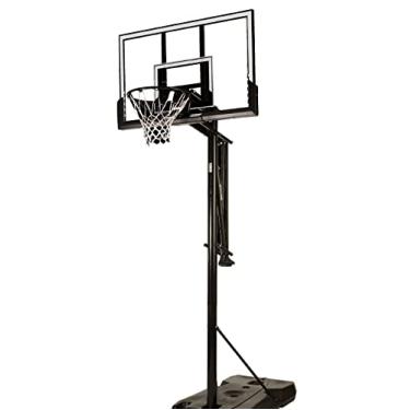 Imagem de Tabela de Basquete Portátil Spalding 52" , Cor: Preto, branco