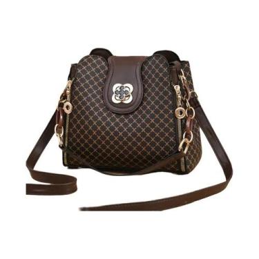 Imagem de Bolsa De Ombro Luxuosa De Grande Capacidade Para Mulheres, Design Com 