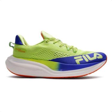 Imagem de Tênis Fila Racer Speedzone Masculino, 38, Verde, Azul