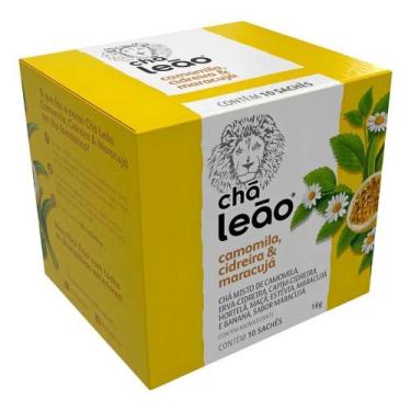 Imagem de Chá Leão Camomila, Cidreira e Maracujá - 10 Sachês Embalados - Congrat
