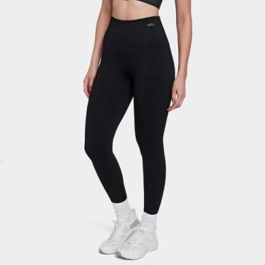 Imagem de Calça Legging Olympikus Knit Minimal Feminina, Preto, G