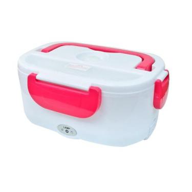 Imagem de Marmita eletrica veicular 1000ml 12v - Top Chef, BRANCO E VERMELHO