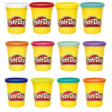 Imagem de 4 Massinhas Play Doh Potes 112g Sortidos Original 1magnus - Play-Doh