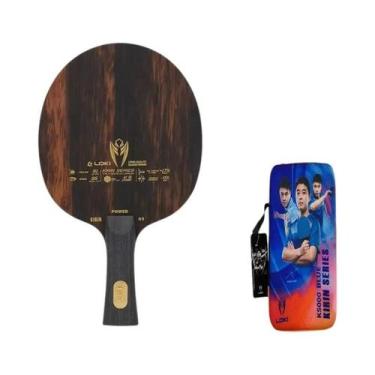 Imagem de Raquete De Tênis De Mesa Profissional LOKI V9, Lâmina De Madeira De 9 