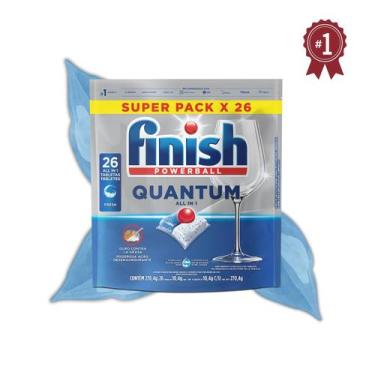 Imagem de Finish Detergente em Tablete para Lava Louças 10/26tabs Original Limpe