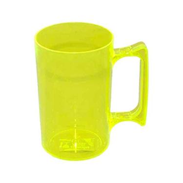Imagem de CANECA ACRILICA CHOPP 350ML AMARELO NEON/UN/AMALU