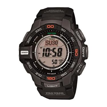 Imagem de Casio Relógio Esportivo Digital Multifuncional Pro Trek PRG-270-1 Resistente Solar Sensor Triplo, Preto, NO SIZE, Cronógrafo, digital, movimento de quartzo