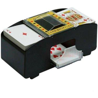 Imagem de Embaralhador Misturador Cartas Baralho Automático 2 Decks