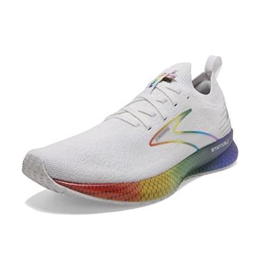 Imagem de Brooks Levitate Stealthfit 5 White/Oyster/Multi 9 B (M)
