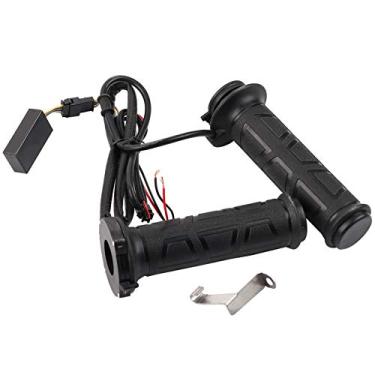 Imagem de Para punhos aquecidos punhos de motocicleta punhos de motocicleta elétrico quente punhos de mão quentes guidão 1 par 22 mm (7/8")