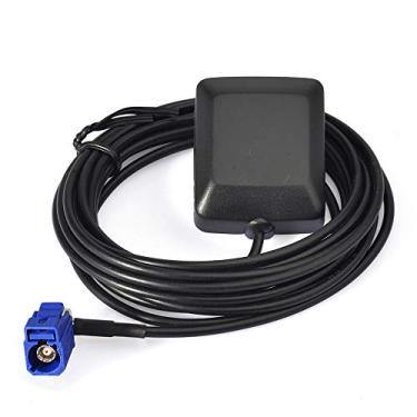 Imagem de Eightwood Antena GPS Fakra Azul C fêmea ângulo reto para MFD2 RNS2 RNS-E, com cabo de 3 m