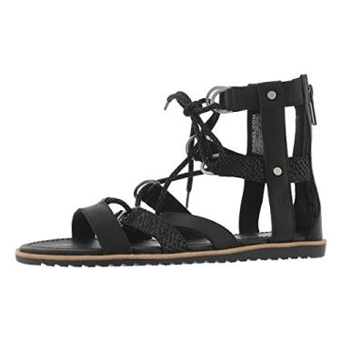 Imagem de Sorel sandália gladiadora feminina, Preto, 6