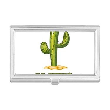 Imagem de Cactus Suculentas Green Vasted Plant Porta-cartões Carteira de bolso