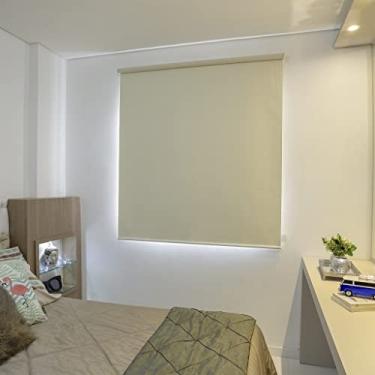 Imagem de Persiana Rolo Bege Linho (1,50alt x 1,80 larg) Blackout