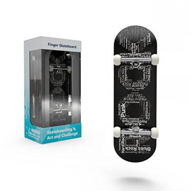 Imagem de AARONMEI Skate De Dedo Profissional,Mini skate de dedo, brinquedos de dedo-Board Com Adesivos (Imagem 5)