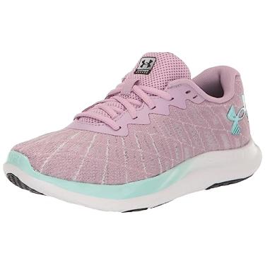 Imagem de Under Armour Tênis de corrida feminino Charged Breeze 2, (502) Orquídea fresca/branco/neo-turquesa, 6.5