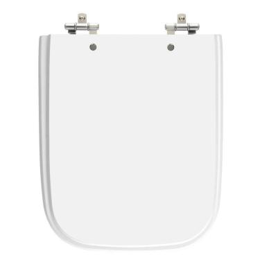 Imagem de Assento Sanitário Tivoli Branco Tampa para Vaso Ideal Standard de Madeira Laqueada
