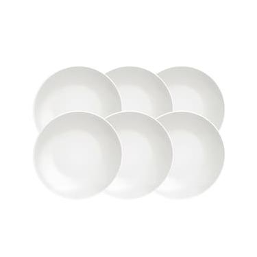 Imagem de Conjunto com 6 Pratos Fundos Tramontina Sophia em Porcelana 22 cm - Branco