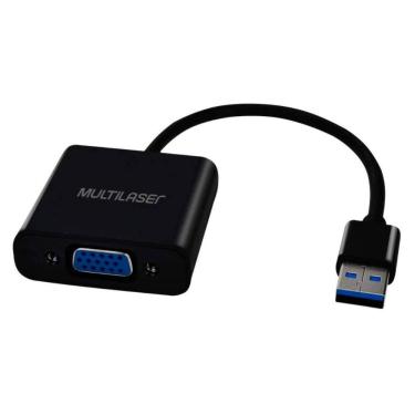 Imagem de Adaptador Conversor USB para VGA - Multilaser WI348
