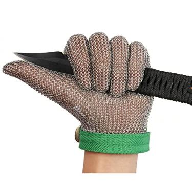 Imagem de Luvas Resistentes a Corte Luvas Resistentes Ao Corte De Metal, Luvas De Trabalho De Segurança, Luvas De Açougueiro Anti-ferrugem Durável Proteção De Corte De Cozinha, Fácil De Usar (Size : X-Large)
