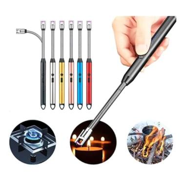 Imagem de Acendedor De Fogão Elétrico Isqueiro Usb Recarregável Cozinha Gás
