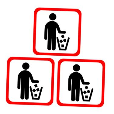 Imagem de Housoutil 3 Pecas Adesivo De Parede De Lata De Lixo Sinal De Recipientes De Reciclagem Etiqueta De Classificação Reciclagem De Adesivos Para Latas De Lixo Caixa De Compostagem Pvc