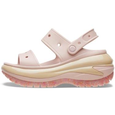 Imagem de Sandália crocs classic mega crush plataform sandal pink clay - 39