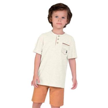 Imagem de Conjunto Infantil Masculino Camisa + Bermuda Milon 15109