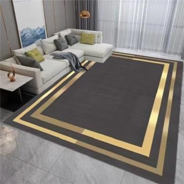 Imagem de Tapete impresso para quarto, sala de estar, janela saliente, mesa de chá, cobertor de cabeceira quadrado doméstico, 5,80cm x 160cm