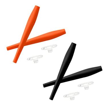 Imagem de Boldbright Kits de borracha de substituição para óculos de sol Oakley crosshair 2.0 OO4044 - Opções, Laranja e preto, 0