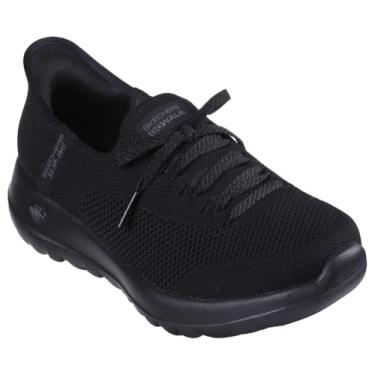 Imagem de Skechers Tênis feminino Go Walk Joy Abby Hands Free Slip-ins, Preto/preto, 38