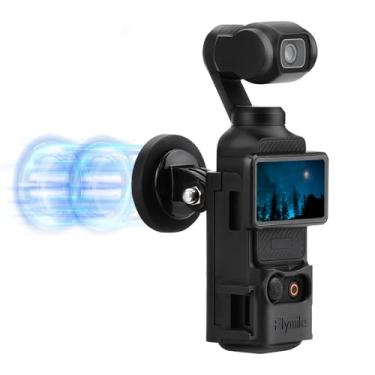 Imagem de BRDRC Suporte magnético de bolso 3, suporte magnético adaptador de expansão com sapata fria no carro, trilhos, geladeiras para DJI Osmo Pocket 3 Creator Combo Handle Accessories
