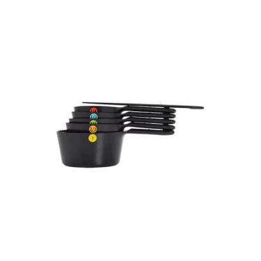 Imagem de Conjunto De 5 Xícaras Medidoras Oxo Preto