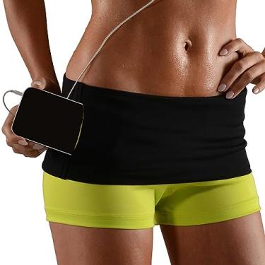 Imagem de Cinto de corrida para iPhone, pochete para fitness e armazenamento de dinheiro em viagens – 6, 7 Plus, 8, X – Samsung Galaxy S7, S8 – faixa de cintura unissex com zíperes para homens e mulheres da The