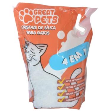 Imagem de Silica 1,6kg Great Pets para Gatos, 1,6kg