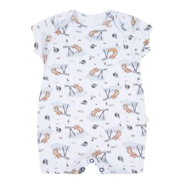 Imagem de Macacão Bebê Menino Curto Branco Lunar - Hug
