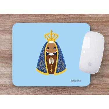 Imagem de Mouse Pad Emborrachado Personalizado Nossa Senhora Aparecida - Deluzz