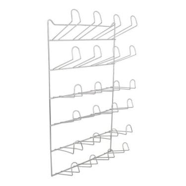 Imagem de Escorredor Suspenso Copos 20 Lugares Decorativo Aço Cromado - Ana Deco