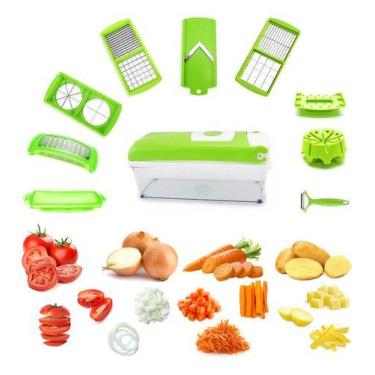 Imagem de Nicer Dicer Plus Cortador Fatiador Legumes e Verduras IKAZA