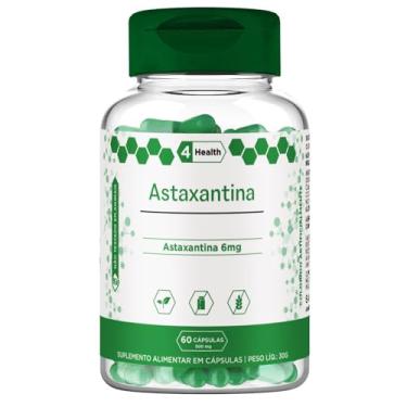 Imagem de Astaxantina 6mg 60 Cápsulas, Tecnologia Importada, Antioxidante - 4 Health