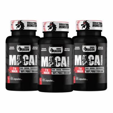 Imagem de Kit 3x Ma ca Negra 120 Capsulas 2000mg Ma ca Black em Capsulas Pura Pr