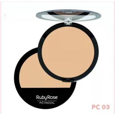 Imagem de Pó Facial  Compacto Peles Claras  Ruby Rose  HB 7206